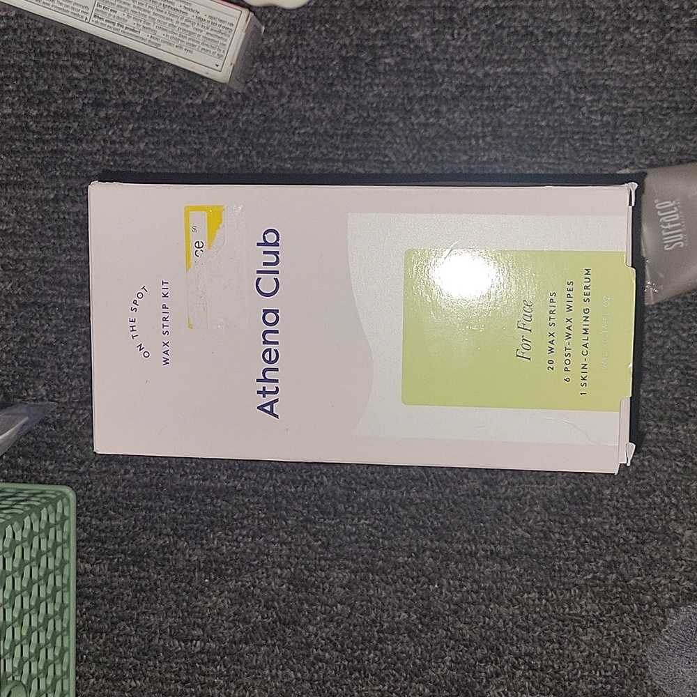 Free with a purchase . Wax strips
